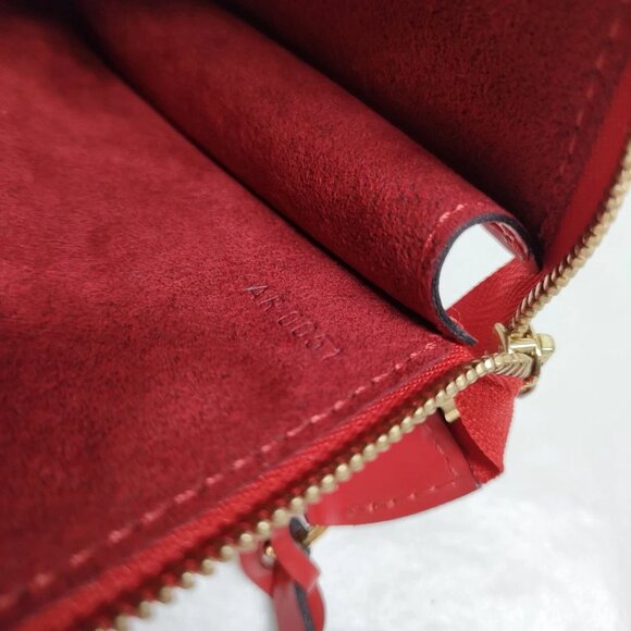 Louis Vuitton LV Accessories Pouch Epi red Epi 400-060525 - Picture 12 of 13